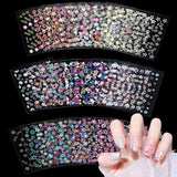 3D Nagelsticker 30 Blatt Nagelsticker Selbstklebend Blumen Blumenherzform Nageldesign Naklejka na paznokcie Nageldesign Zubehör Nagelaufkleber Für DIY Dekorationen, Maniküre, Handyhüllen