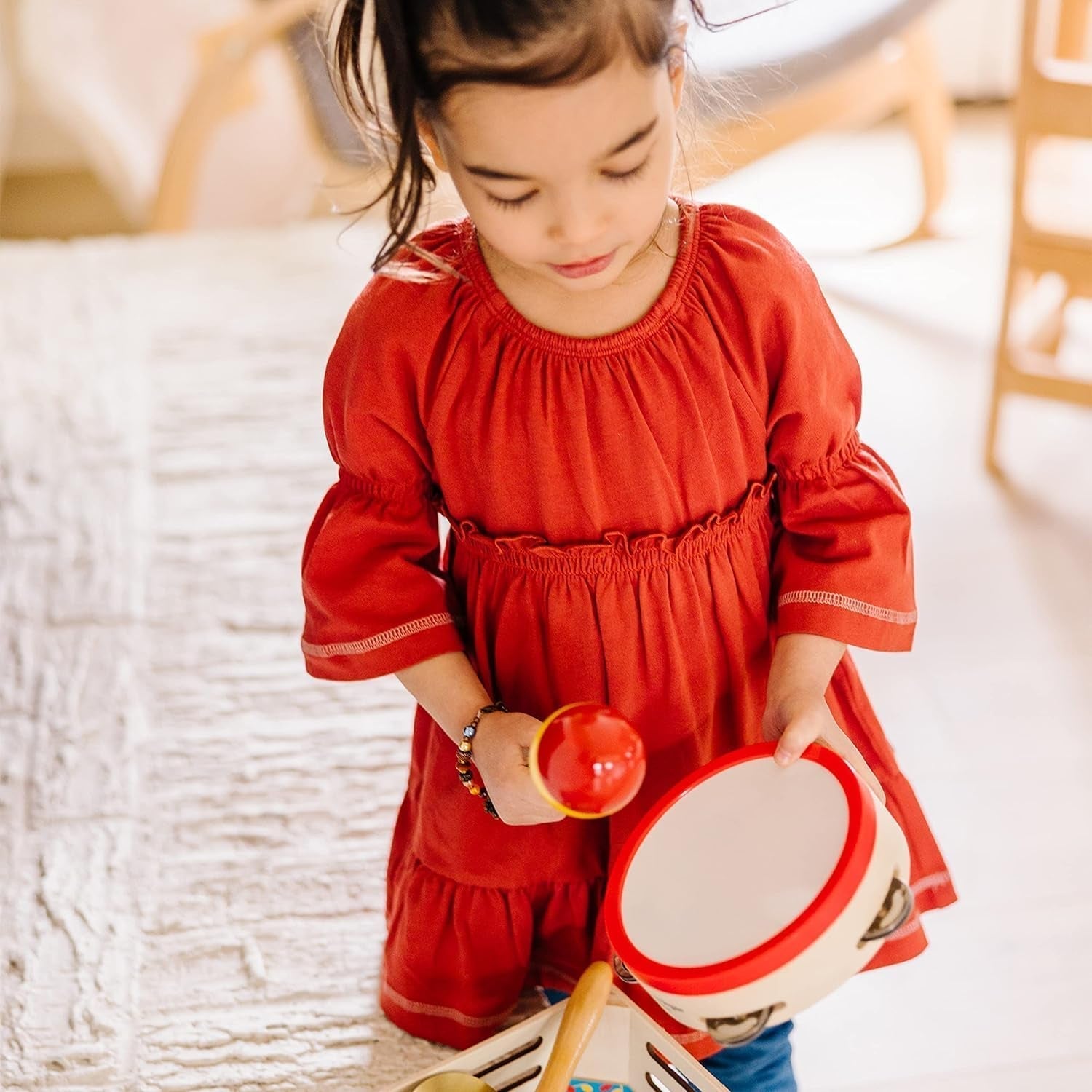 Melissa & Doug Opaska w pudełku | Zabawki edukacyjne | Zabawki muzyczne dla dzieci | 3+ | Prezent dla chłopców i dziewcząt Naty Shop Baby Toys