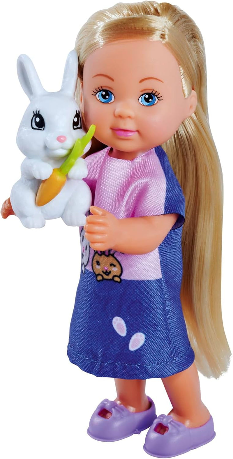 Simba Steffi Love Rabbit Family 12cm 29cm Klatka dla królików Zagraj w lalkę i lalkę z dwoma królikami, wiek 3+