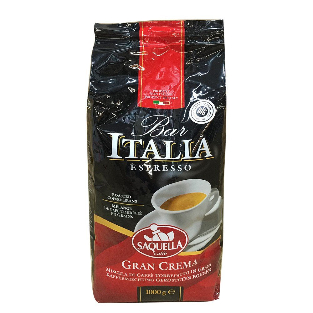 Kaffe, Bar Italia Espresso, gran crema (1 kg, torebka), opakowanie 1 szt