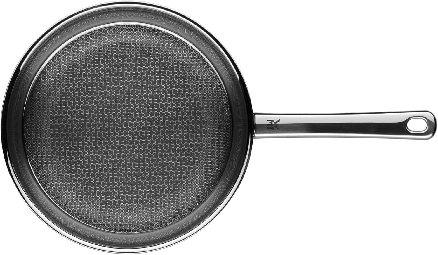 Patelnia indukcyjna WMF Profi Resist 24 cm, materiał z wielowarstwową powłoką, struktura plastra miodu, uchwyt ze stali nierdzewnej, garnki i patelnie żaroodporne Naty Shop