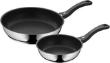 WMF Devil, indukcja, stal nierdzewna pokryta powłoką Cromargan, plastikowy uchwyt Garnki i patelnie Naty Shop 28 Cm + 2 Cm