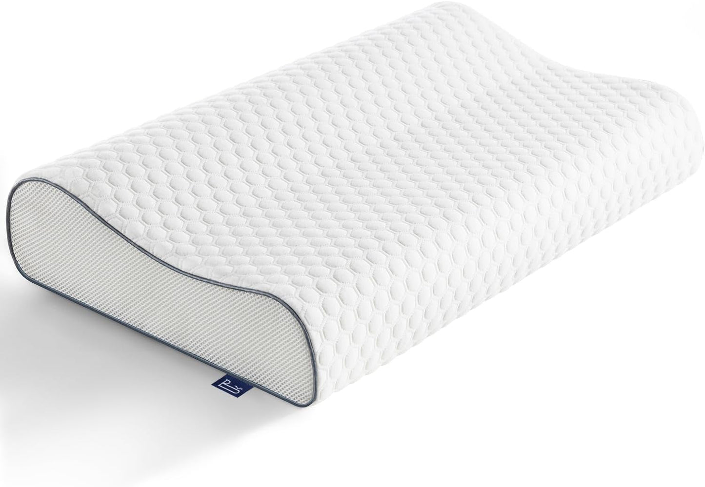 Poduszka BedStory z pianki Memory, poduszka pod szyję z regulacją wysokości, poduszka ergonomiczna, poduszka do spania bocznego dla osób śpiących na plecach i brzuchu (60x36x12/10cm)