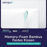 Zestaw 2 poduszek pod szyję 40X60-13Cm - Ergonomiczna poduszka do spania na szyję i ramiona, certyfikat Oeko-Tex Poduszki ortopedyczne szyjne Naty Shop