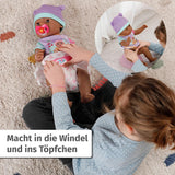 BABY Born Eva 43Cm, lalka z 10 funkcjami i akcesoriami, dla dzieci od 3 lat, działa bez baterii, duża lalka 43Cm, 836408 Zapf Creation Dolls Naty Shop