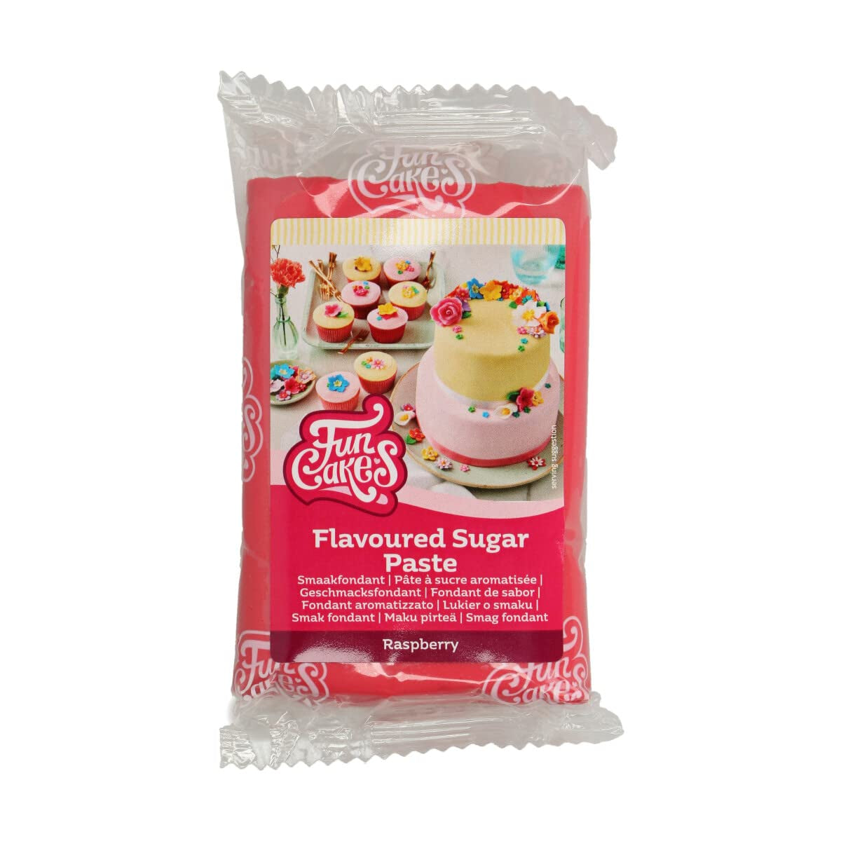 Fondant Funcakes o smaku bezowym: Łatwy w użyciu, gładki, elastyczny, miękki i plastyczny, idealny do dekoracji ciast, koszerny i bezglutenowy. 1 kg
