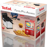Tefal Family Pro Access 4.0L, 3000 W, półprofesjonalny, z olejem, wyjmowanym zbiornikiem oleju, technologią strefy chłodzenia Urządzenia Naty Shop