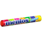 Mentos Drażeki owocowe Pomarańcza Cytryna Truskawka Cukierki do żucia o smaku owocowym (3 bułki), wegańskie (3 sztuki w zestawie)