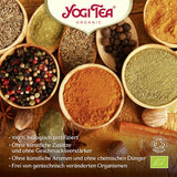 Yogi Tea Green Chai, organiczna herbata ajurwedyjska z przyprawami, mieszanka cynamonu, mięty, zielonej herbaty, imbiru, kardamonu i goździków, 6X17 torebek na herbatę (łącznie 102 torebek na herbatę)