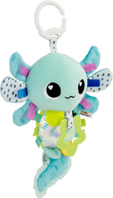 LAMAZE Alise Axolotl - Zabawka do wózka Clip & Go - Zabawki sensoryczne dla dzieci - Zabawki do wczesnej nauki dla dzieci w wieku 0-6 miesięcy - Specjalnie zaprojektowane dla noworodków - Prezenty na baby shower Bebe Naty Shop Toys Domyślny tytuł