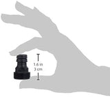 Adapter do urządzeń Gardena: Podłączenie do oryginalnego systemu Gardena do urządzeń nawadniających z gwintem wewnętrznym, odpowiedni do gwintu 26,5 mm (G 3/4"), w pudełku (2921-20), czarny