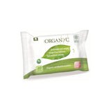 Organyc Wilgotne chusteczki do higieny intymnej, wykonane w 100% z certyfikowanej bawełny organicznej – 4 opakowania po 20 chusteczek (łącznie 80 chusteczek)