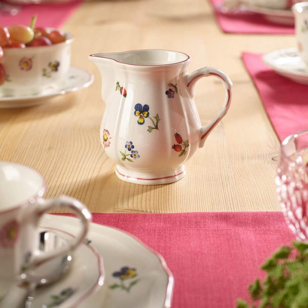 Dzbanek na mleko Villeroy & Boch Petite Fleur, 250 ml, wysokość: 7,5 cm, porcelana premium, wielokolorowy