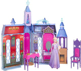 Mattel Disney Frozen - Domek dla lalek Castle Arendelle (60 cm+) z lalką Elsą, 4 place zabaw i 15 mebli i akcesoriów Disney Frozen II, HLW61