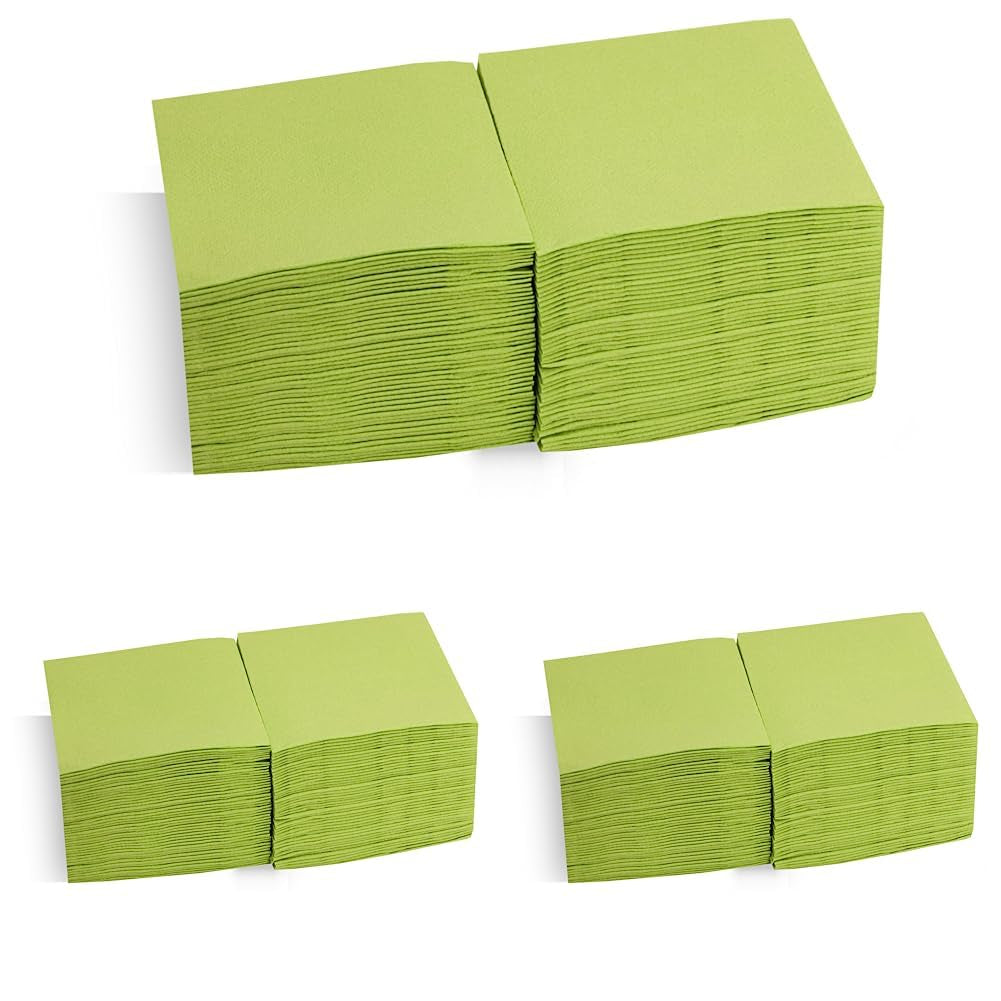 Saten Ser22104961 Koktajl, serwetki 20 X 20, 2 warstwy, 1/4 złożenia, 100 serwetek, Punta-Punta, czarny