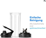 Blender osobisty Nutribullet, mikser Der Leistungsstärkste Mixer Für Eine porcja, silnik 1000 Watt Und Leiser, 900 ml Becher Aus Tritan Renew, Leuchtende Touch Bedienknöpfe, Dunkel Grau Bucatarie Naty Shop
