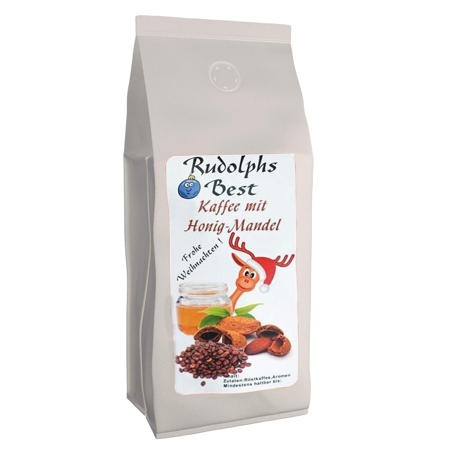 Aromatyczna kawa „Rudolph's Best” Miodowo-Migdałowy 1000 całych ziaren