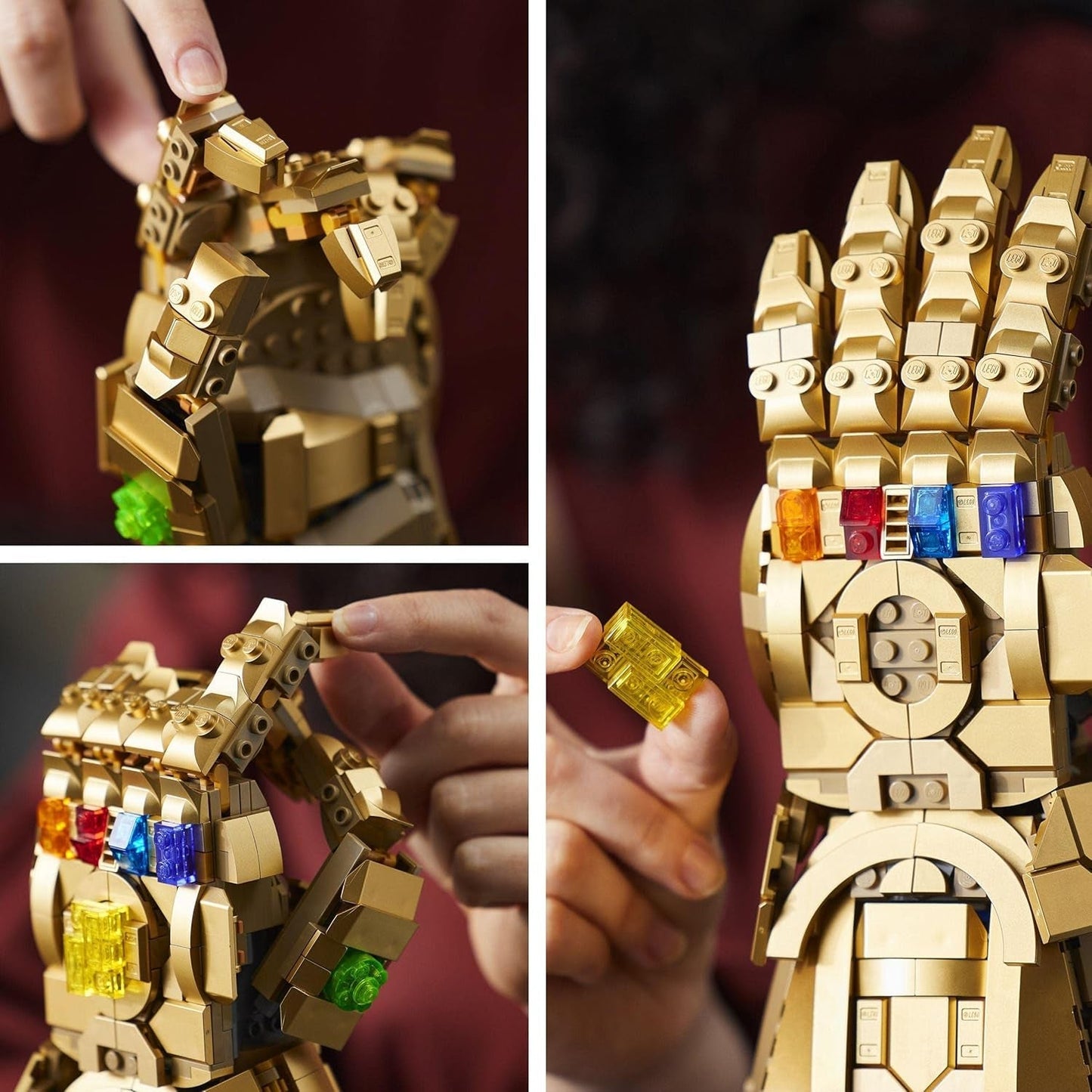 LEGO 76191 Marvel Super Heroes Rękawica Infinity Rękawica Avengers Thanos Zestaw do budowania modeli dla dorosłych Fan Item Prezent dla mężczyzn Kobiety Her Him Zestawy do budowania Besuche w sklepie LEGO