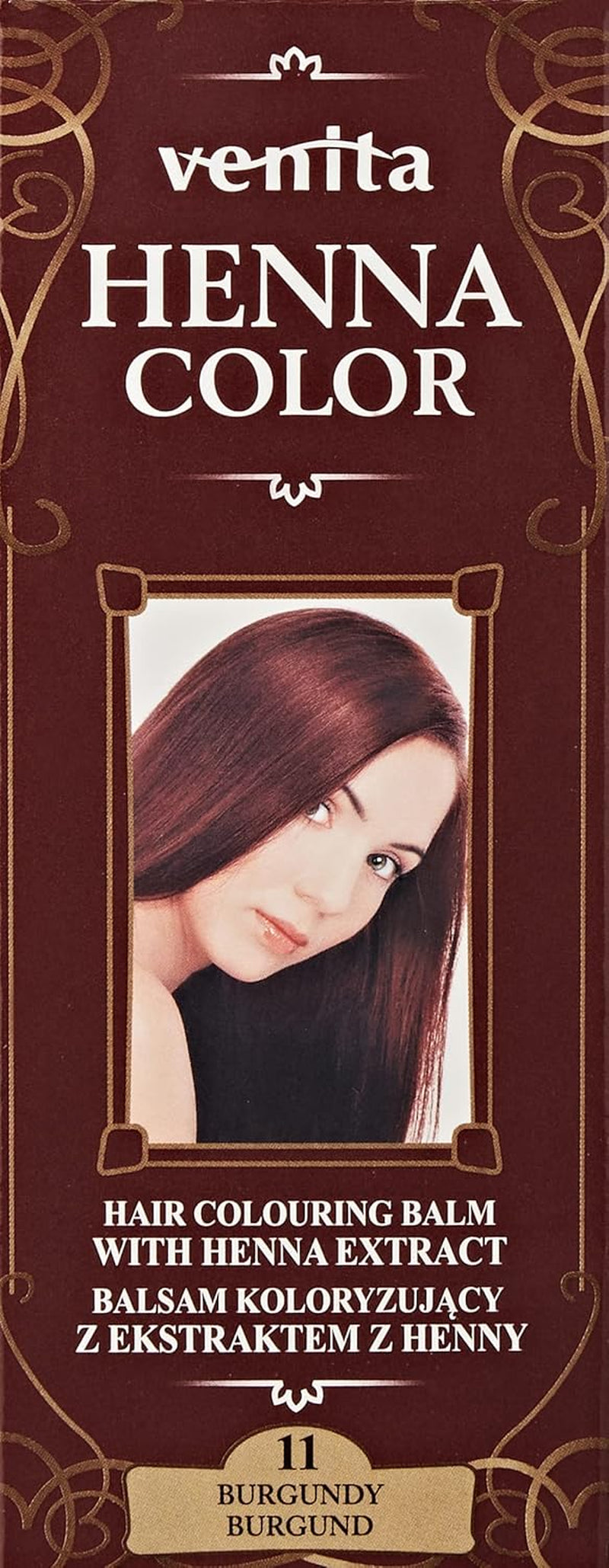 Henna Color 111 Naturalna odżywka do włosów blond Koloryzacja włosów Naturalny efekt koloryzacji włosów Henna Eco Farba do włosów Naty Shop Kolory bordowe 75 ml (1 opakowanie)