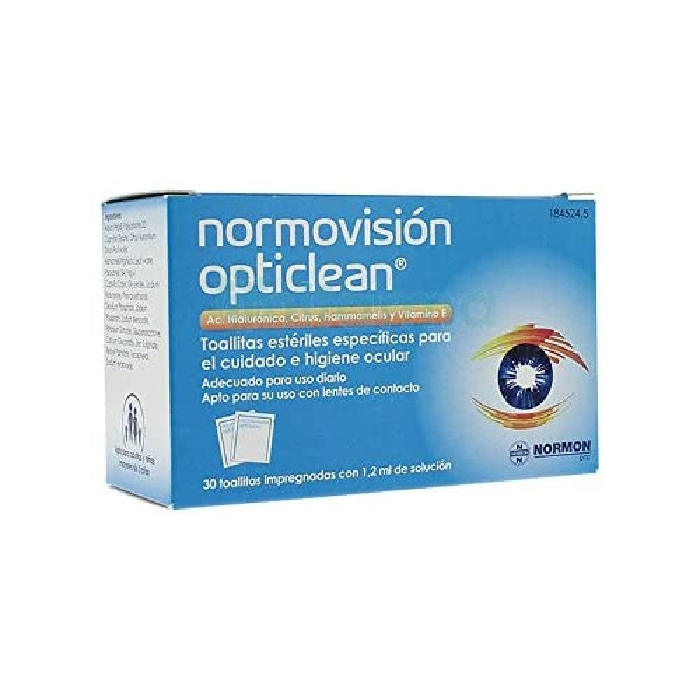 Normovisión Opticlean 30 Toalitas