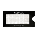 NÉONAIL Nagel Stempel Mit Schaber - Nägel Selber Machen - Stempel do zdobienia paznokci - Nageldesign Für Nagel Schablone - French Nails Stempel - Silikon Nagelstempel