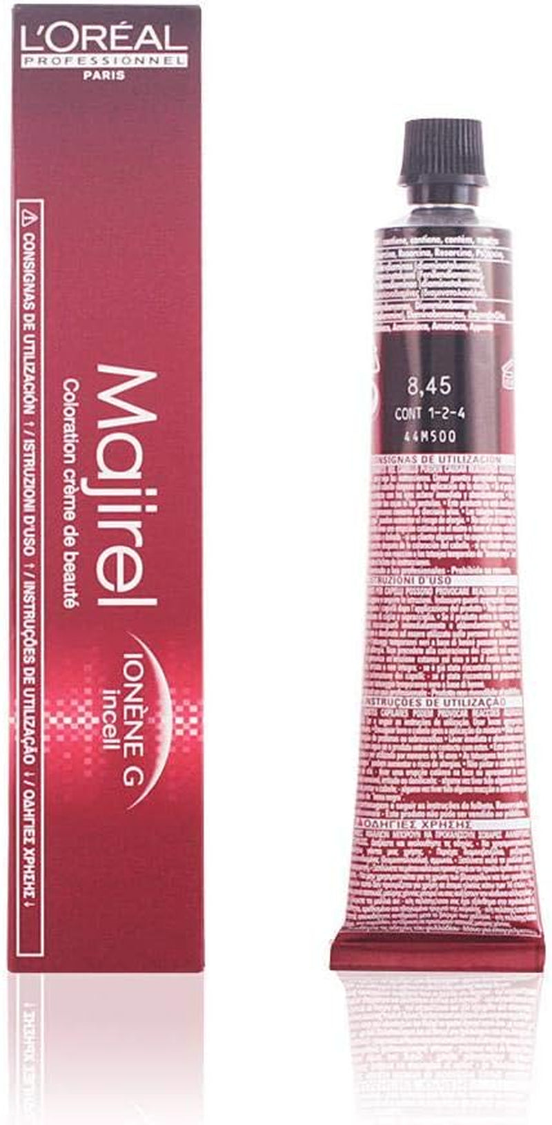 L'Oréal Professionnel Majirel 7 średni blond, 50 ml Farba do włosów Naty Shop 8.45 - H.Bl. Kupfera Mahoga.
