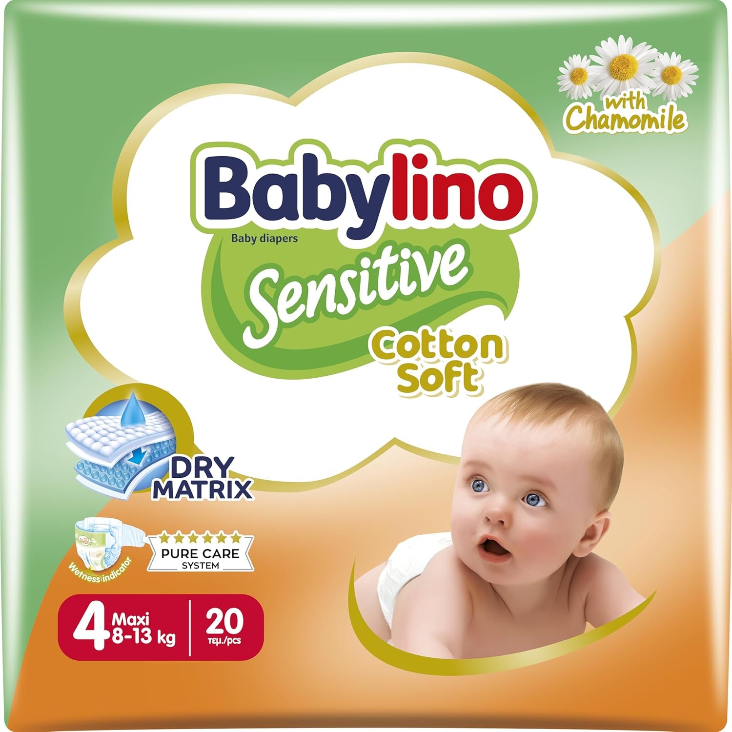 Wrażliwe pieluszki dziecięce, rozmiar 1, dla noworodków (2-5 kg), 26 sztuk
