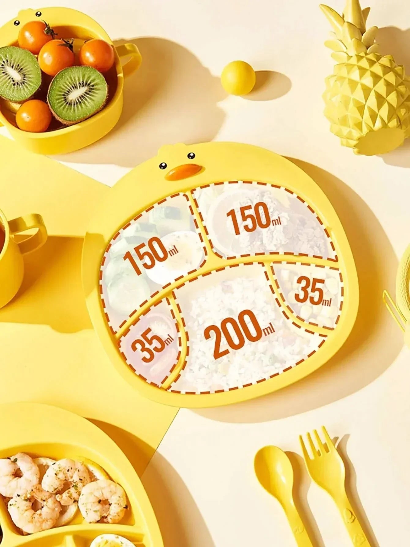 Plastikowy talerz dla dzieci Nati Shop