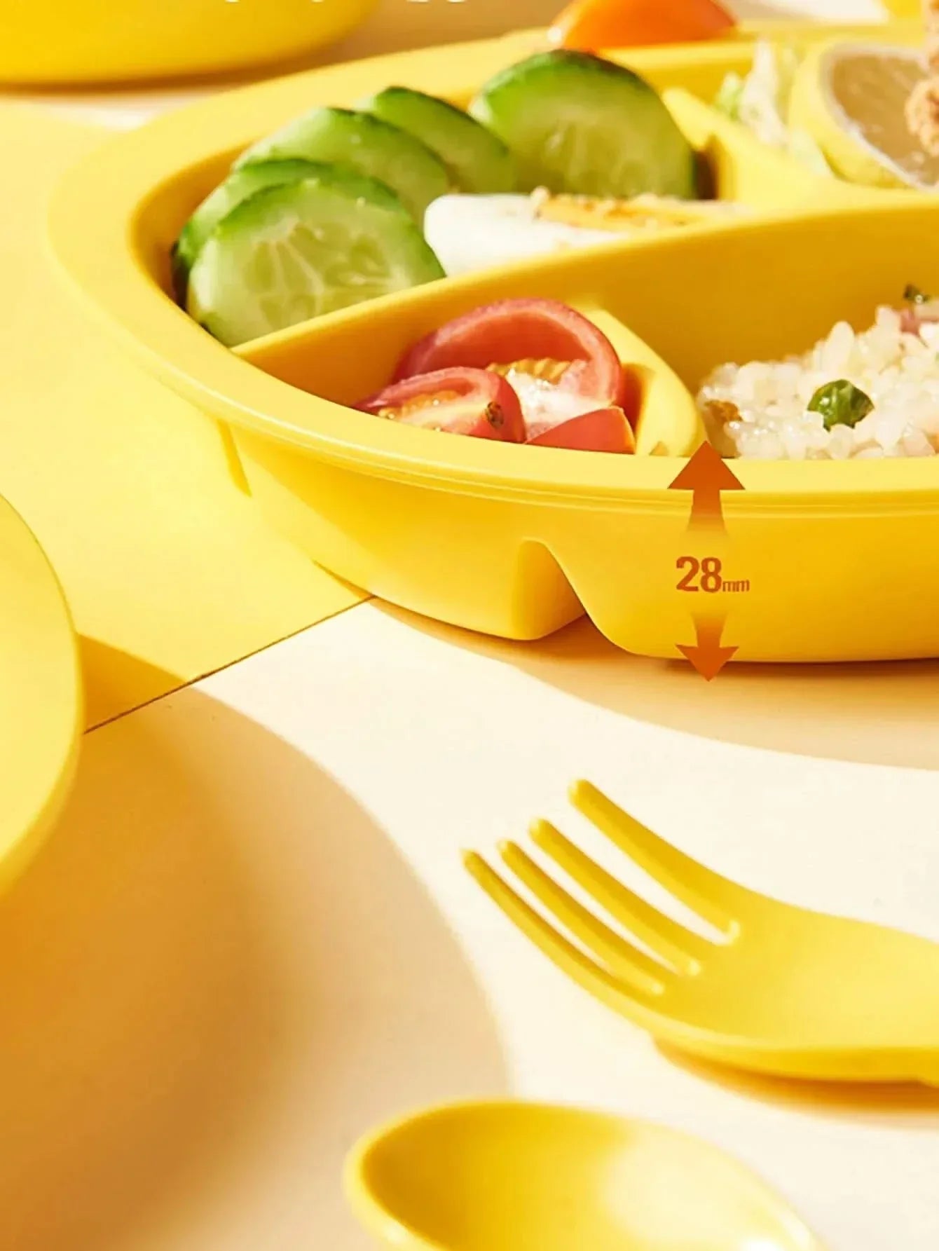Plastikowy talerz dla dzieci Nati Shop
