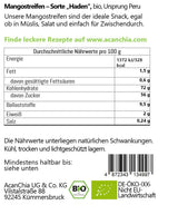 Paski mango - odmiana "Haden" - suszone - organiczne - jakość surowa - 400 g Produkty suszone Naty Shop