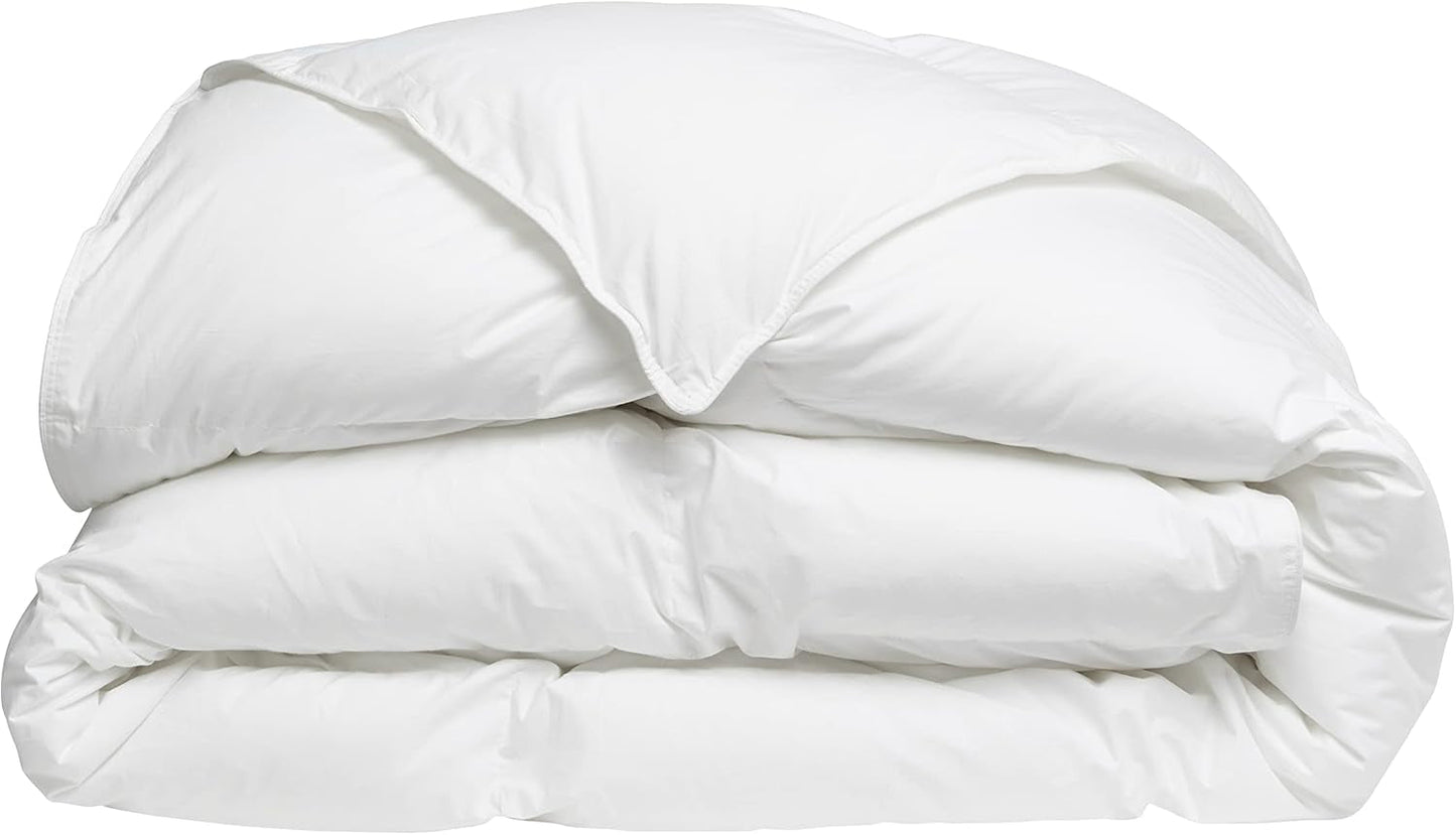 DODO 40381220 Koc Helsinki, materiał zewnętrzny bawełna perkalowa, wypełnienie z kaczego puchu/skóry, 240 cm 220 cm, biały Kołdry i kołdry Naty Shop