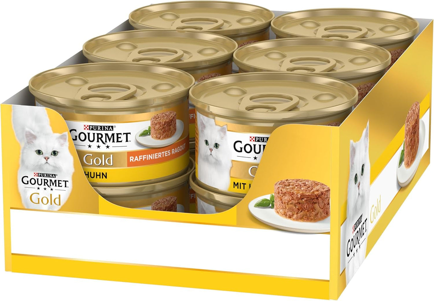 Gourmet Gold Ragout Mokra karma dla kotów z kurczakiem, 12 szt. (12 x 85 g)