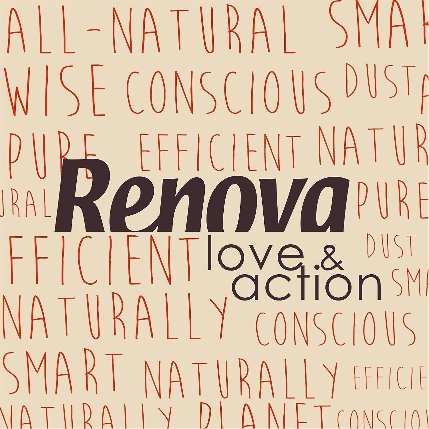 Papier toaletowy Renova Love & Action, Beiger Opakowanie 9 X 12 Rollos-: 108