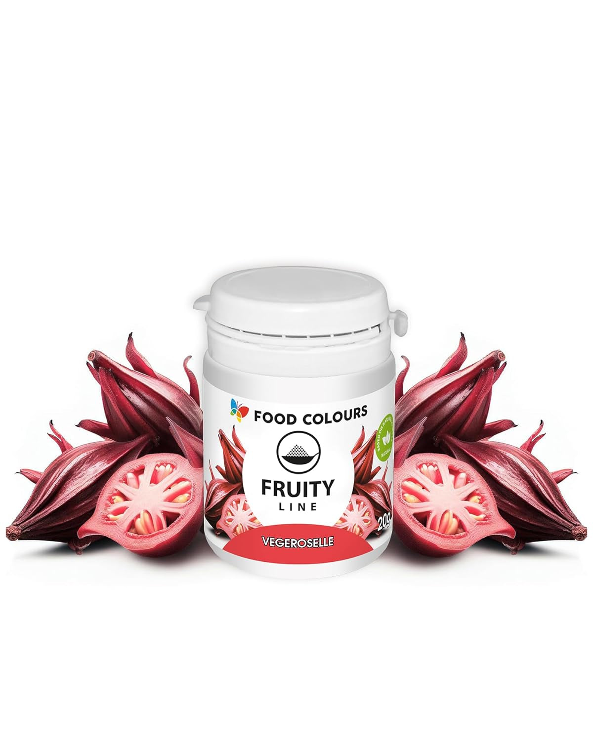 Barwnik spożywczy w proszku barwnik naturalny Fruity Line BLUEBERRY 20G naturalny barwnik w proszku do kremów polewa biszkoptowa do ciasta w proszku barwnik spożywczy do galaretek do napojów