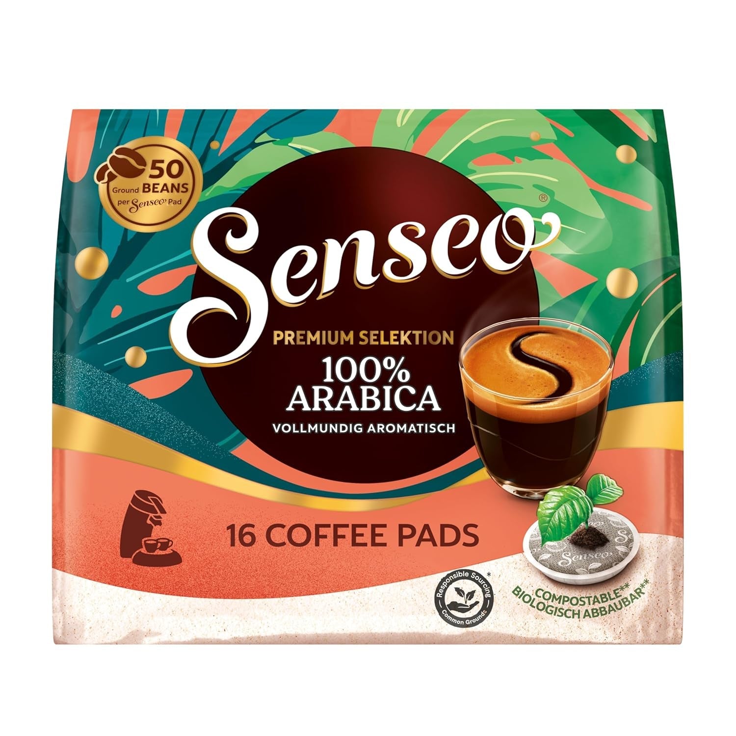 Podkładki Senseo Premium Selection, 5 x 16 Getränke, 80 kapsułek Kaffeepad