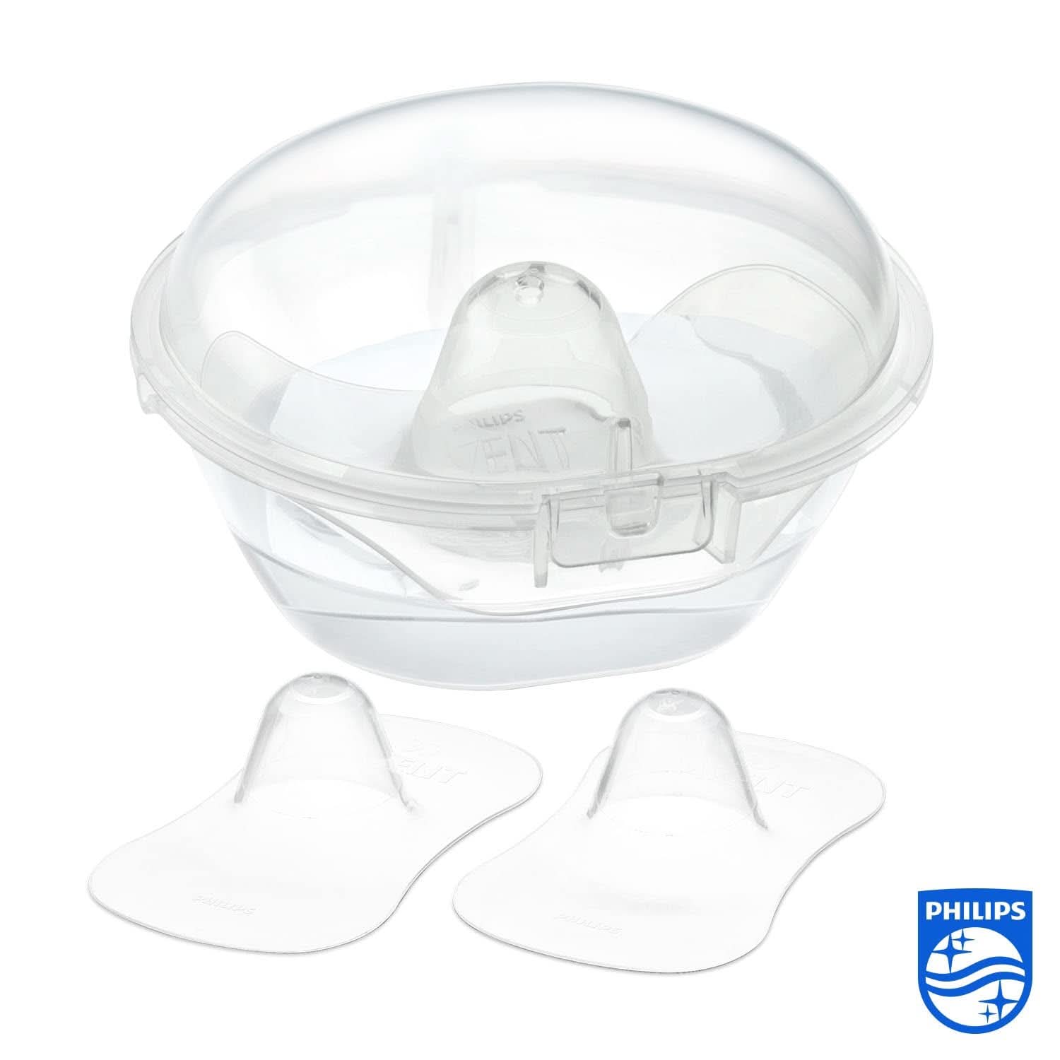 PHILIPS Avent SCF153/03 Ochraniacze na sutki - Średniej wielkości żywność i akcesoria do karmienia Baby Naty Shop