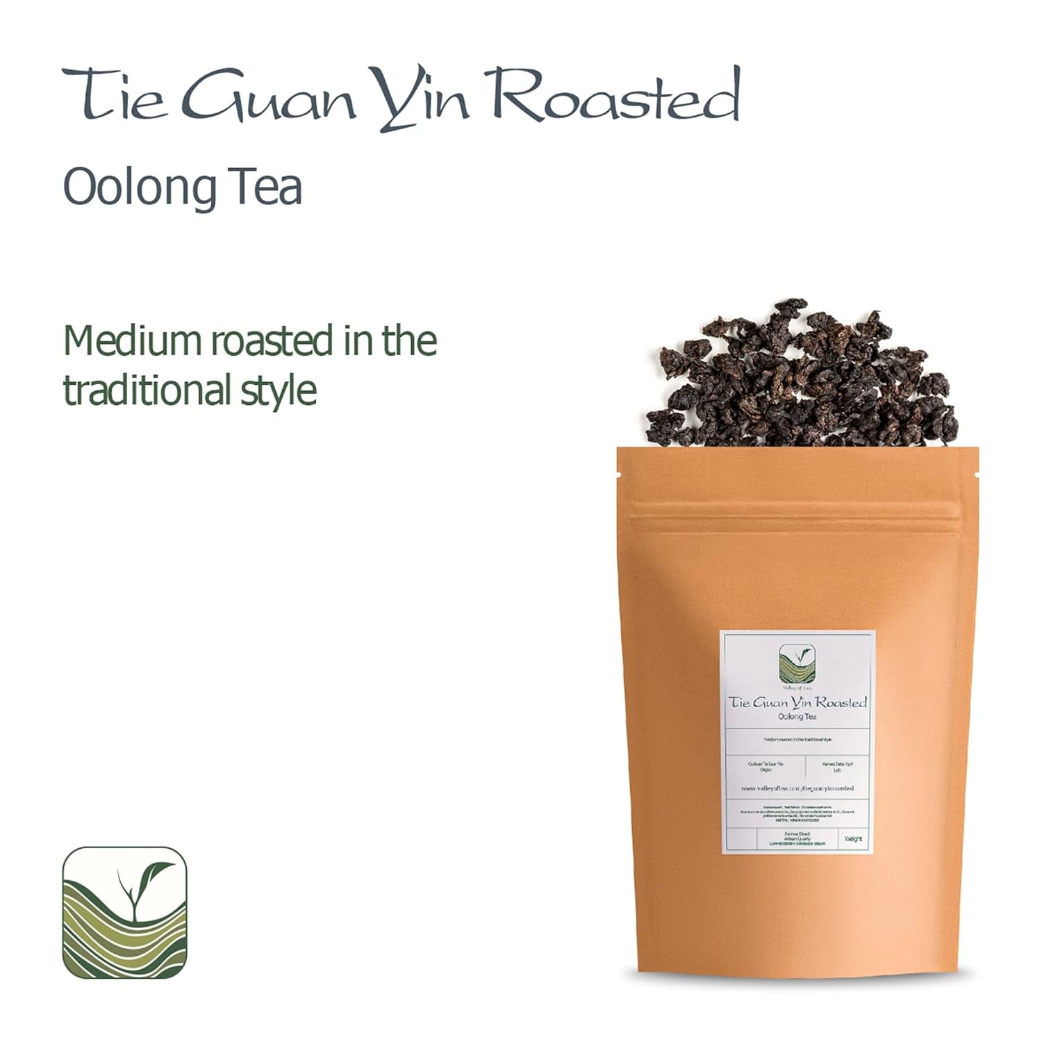 Tie Guan Yin Herbata Oolong - Palona niebieska herbata Ti Kuan Yin Chiny - Chińska herbata Wu Long Tieguanyin - Niebieska herbata Olongh Herbata Olongo