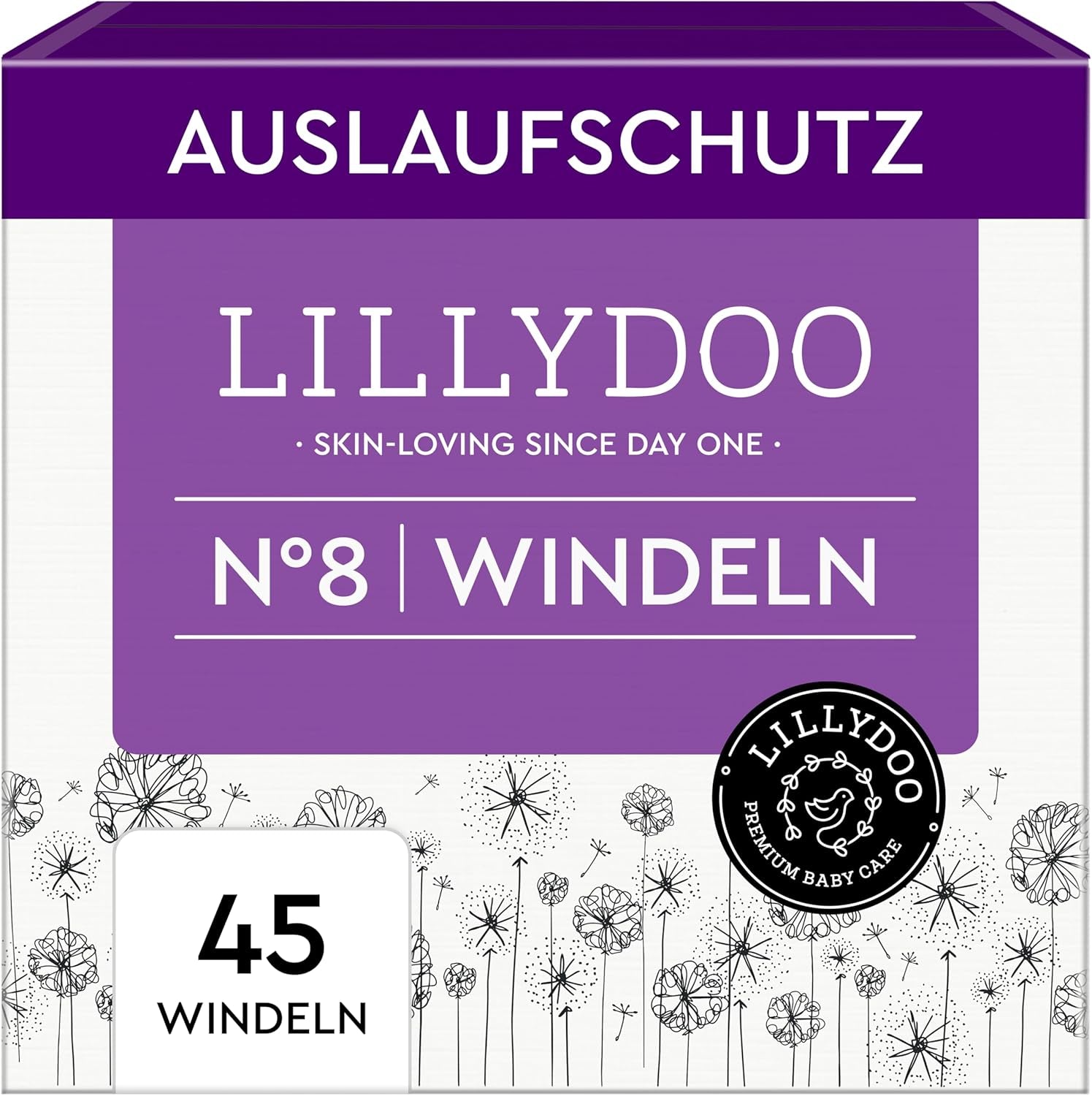 LILLYDOO Pieluszki dziecięce Przyjazne dla skóry - rozmiar 3 (6-10 kg), 29 sztuk, niezawodna ochrona przed wyciekami, miękkie, bezzapachowe i bez balsamu dla skóry wrażliwej, testowane dermatologicznie