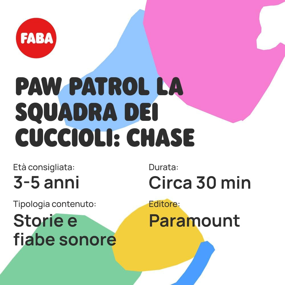 Figurka dźwiękowa - Zespół Psi Patrol Szczeniąt: Chase - opowieści dźwiękowe i bajki, chłopcy i dziewczęta 2-4 lata, wersja włoska Baby Toys Naty Shop