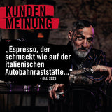 DEAD OR ALIVE Espresso No3 - Starke Espressobohnen 1kg - 100% Robusta - Kaffeebohnen für Kaffeevollautomat und Espressomaschine - Ganze Bohnen mit viel Koffein aus Italien - Kawa ziarnista