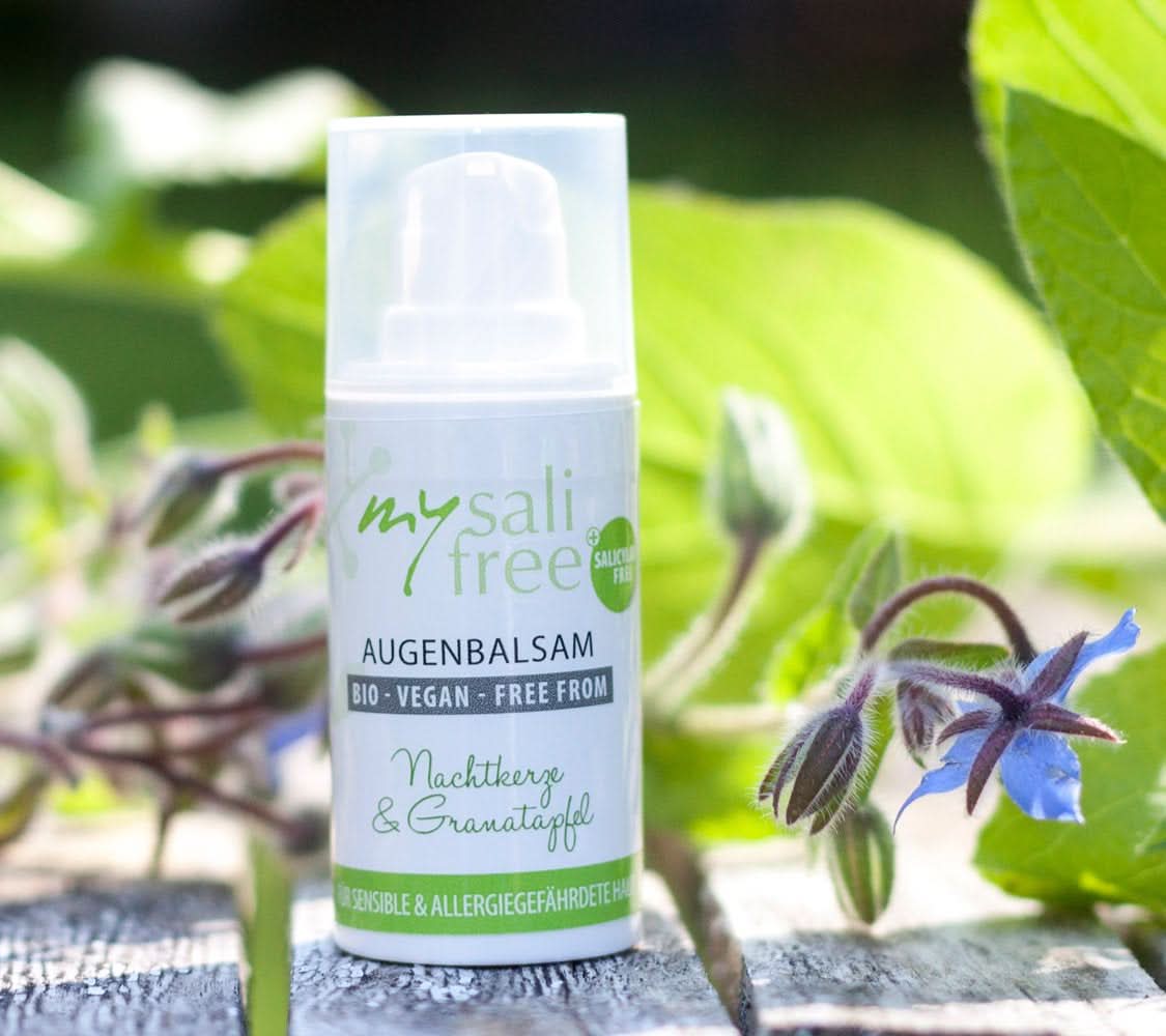 Mysalifree BIO BALSAM DO OCZY, intensywny krem ​​przeciwzmarszczkowy pod oczy do skóry wrażliwej z granatem i ochrą, 15 ml Kosmetyki i Uroda Naty Shop