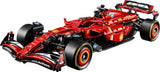 LEGO Technic Ferrari SF-24 F1 Race Car - Model samochodu dla dorosłych - Zestaw kolekcjonerski Formuły 1 - silnik V6, skrzynia biegów, układ kierowniczy i DRS w skali 1:8 - Prezent dla fanów sportów motorowych i samochodów wyścigowych 42207 Zestawy do budowania Beuche den LEGO-Store