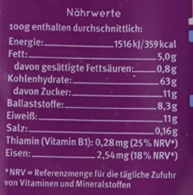 hof musli owsiane z jagodami, bezglutenowe (425 g) - Bio