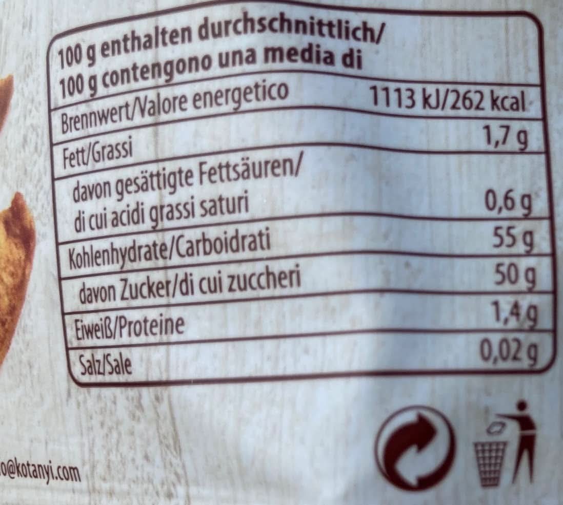 Kotanyi Kawałki suszonych jabłek z cynamonem, 100% naturalne, 9 x 40 gramów Produkty suszone Naty Shop
