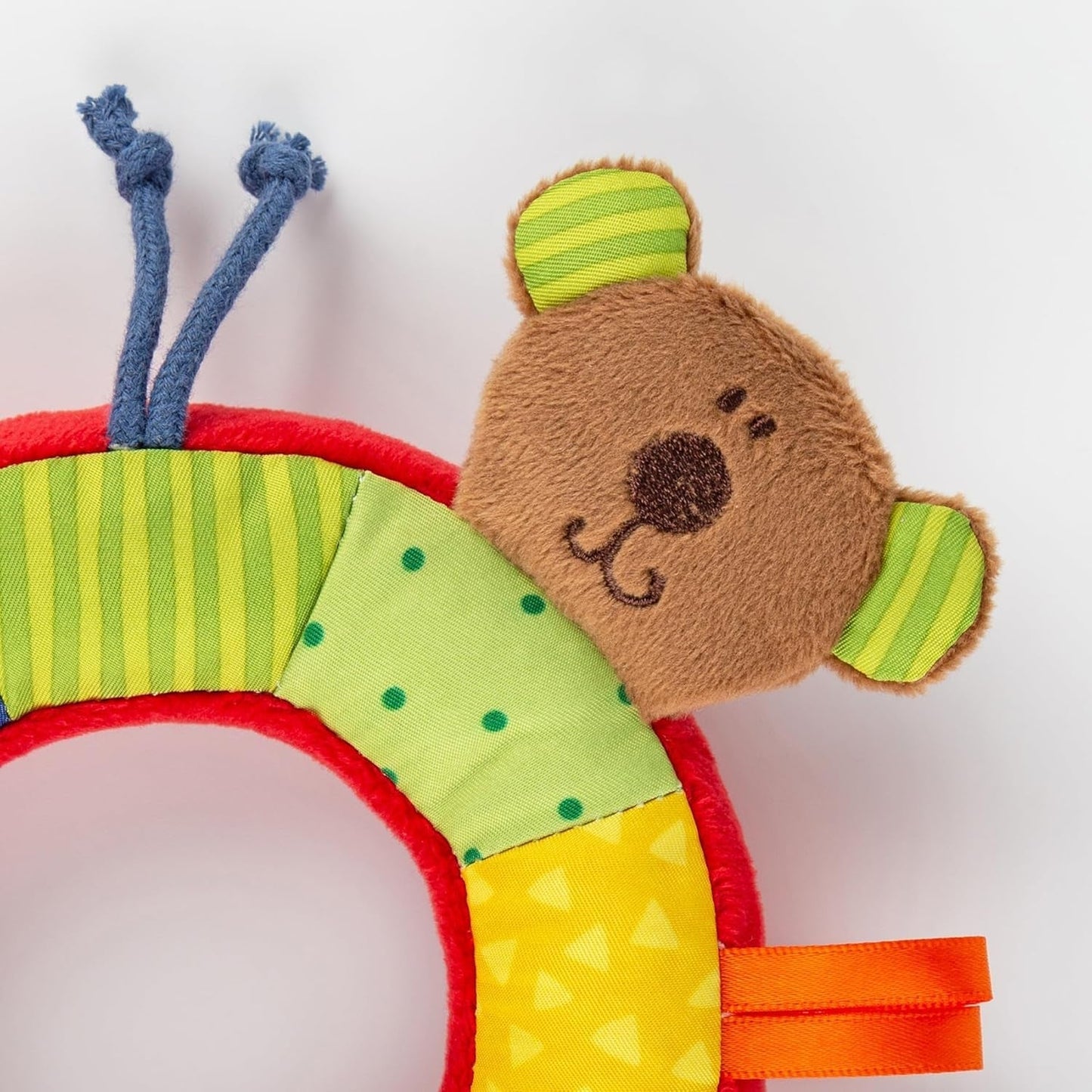 SIGIKID 40490 Aktywny pierścień Baby Activity PlayQ Zabawka dla dziewczynek i chłopców polecana dla dzieci od 3 miesiąca wielokolorowy Baby Toys Naty Shop