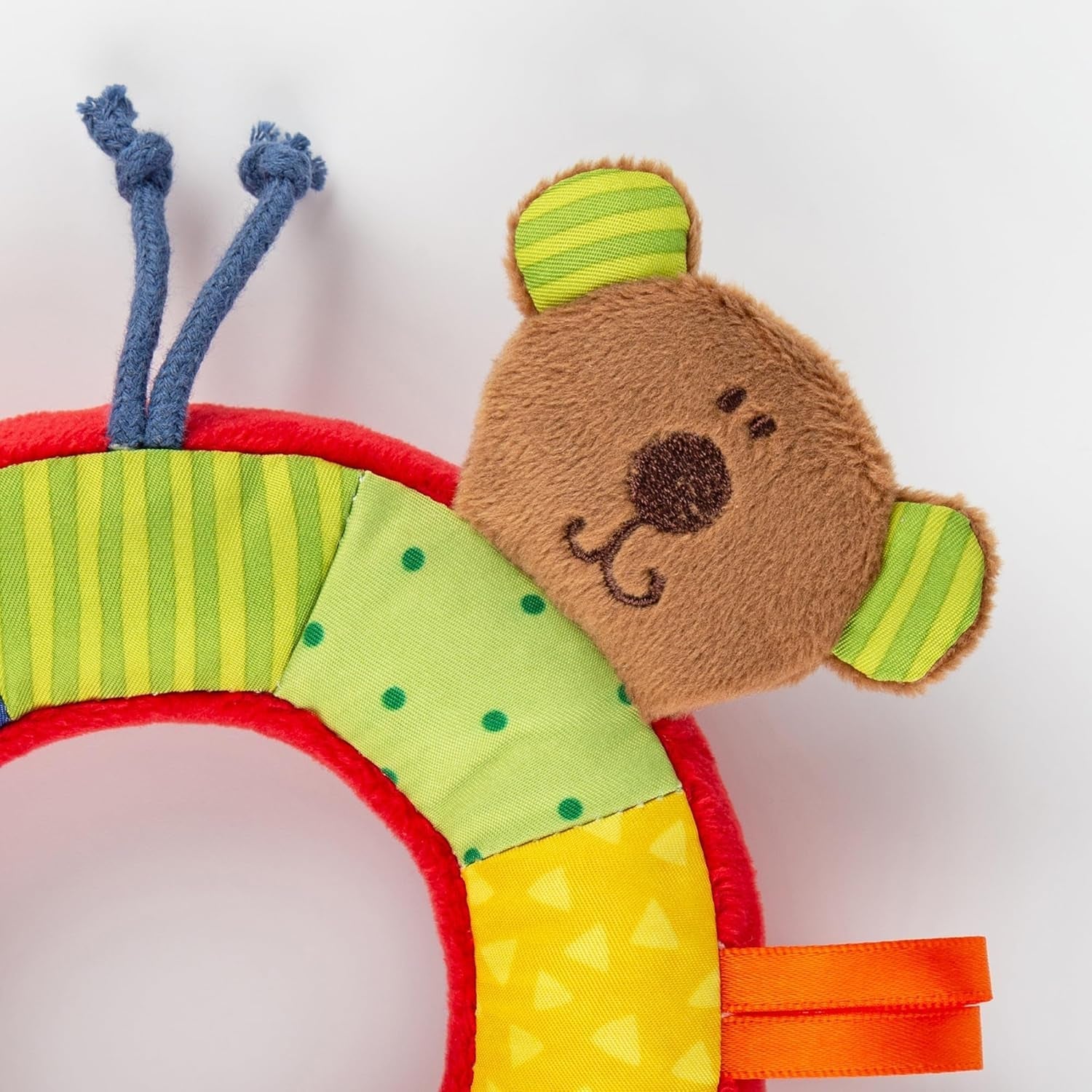 SIGIKID 40490 Aktywny pierścień Baby Activity PlayQ Zabawka dla dziewczynek i chłopców polecana dla dzieci od 3 miesiąca wielokolorowy Baby Toys Naty Shop