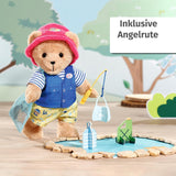 Kostium pluszowego wędkarza Baby Born z wędką dla lalek 43 cm i misia, 835982 Zapf Creation