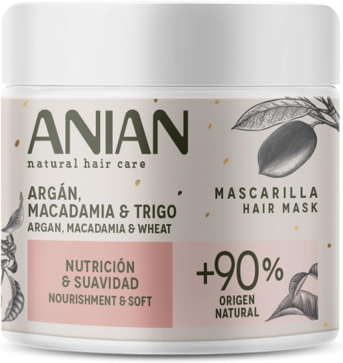 ARGÁN Nutrition y Suavidad Mascarilla 350 ml Maska do włosów Naty Shop Tytuł domyślny
