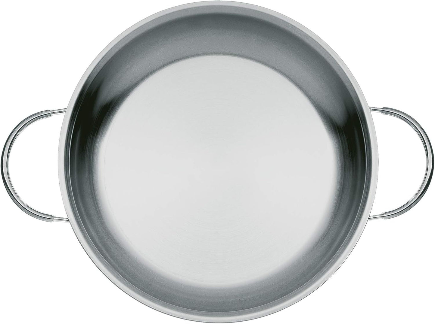 Forma do serwowania/smażenia WMF Profi 28 cm indukcyjna, patelnia ze stali nierdzewnej Cromargan, garnki i patelnie bez pokrywki Naty Shop