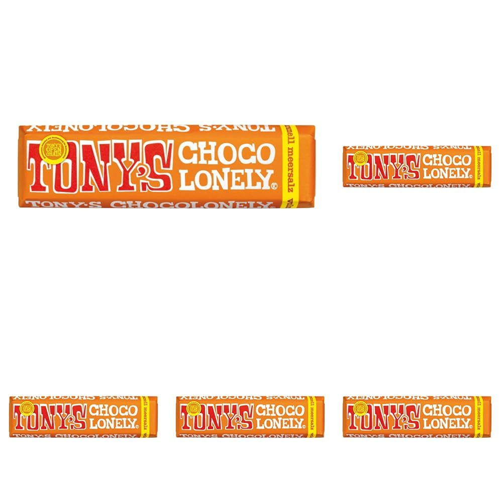 Tony's Chocolonely, mleczna czekolada z karmelem i solą morską 47g